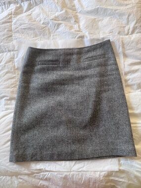 Talbots Grey Classic Mini Skirt